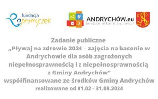 Pływaj na zdrowie 2024 - zajęcia na basenie w Andrychowie 2