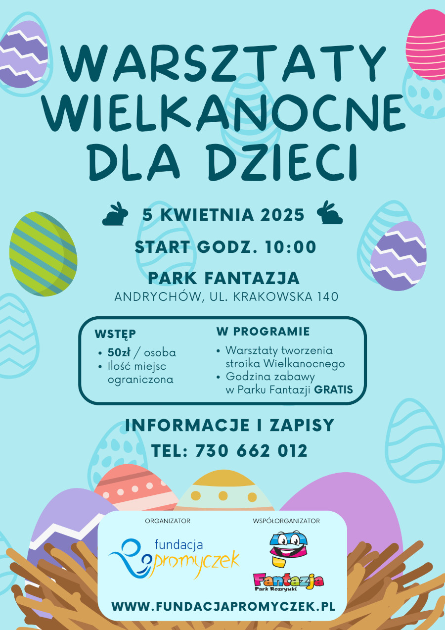 warsztaty wielkanocne dla dzieci andrychow kety wadowice