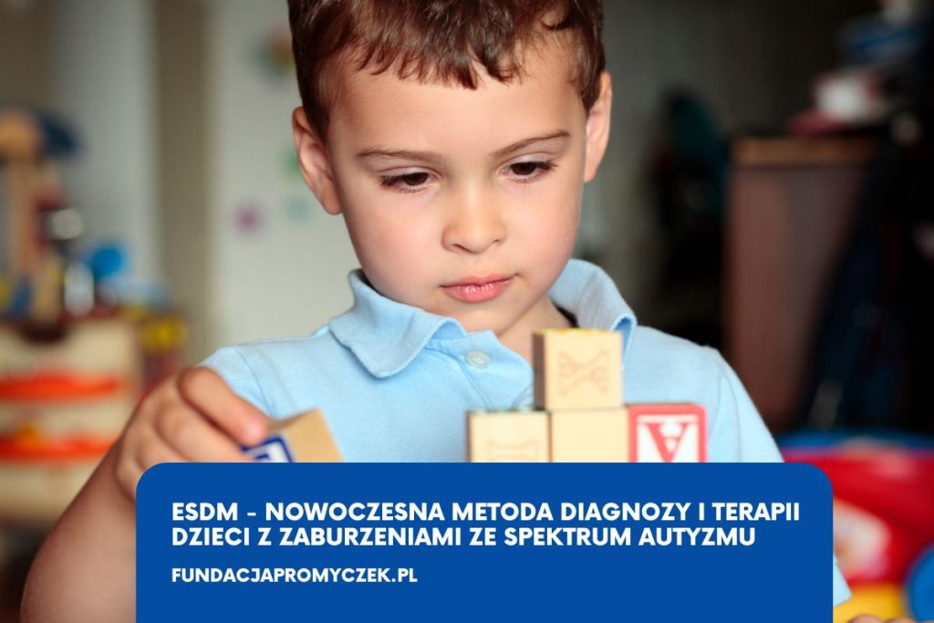 Metoda Wczesnego Startu Denver (ESDM) – wczesna diagnoza i terapia dzieci z zaburzeniami ze spektrum autyzmu w wieku 12–60 miesięcy, obejmująca wsparcie dla rodzin z miejscowości: Oświęcim, Bielsko-Biała, Zator, Wieprz, Wadowice, Kęty, Kalwaria Zebrzydowska, Osiek, Tomice, Porąbka oraz Zembrzyce.