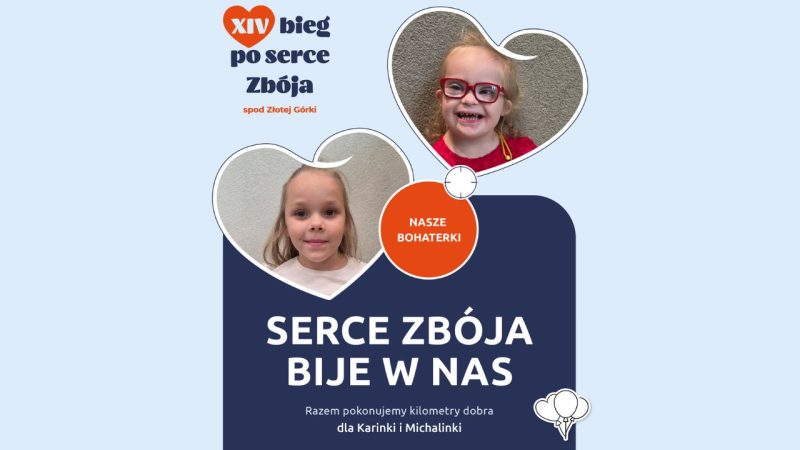 XIV Bieg po Serce Zbója spod Złotej Górki w Andrychowie – 20 września 2026 Dla Karinki i Michalinki