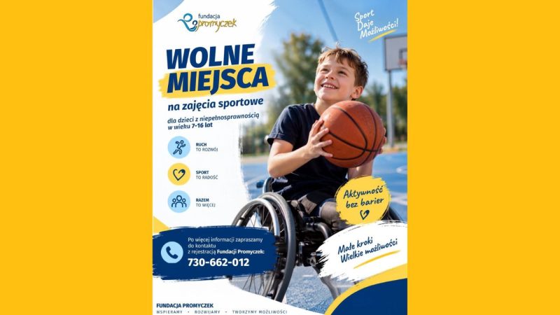 Zajęcia sportowe dla dzieci i młodzieży z niepełnosprawnością – Andrychów, Wadowice, Kęty